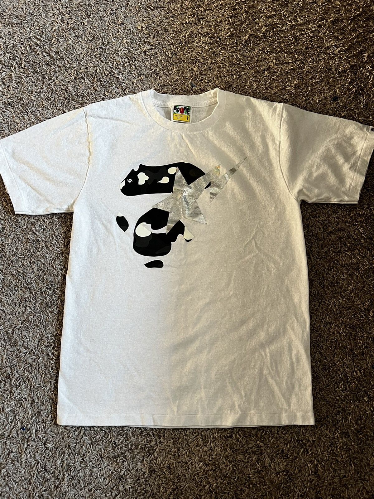 Bape City Camo Ape Face Sta Tee Size US S / EU 44-46 / 1 - 1 Thumbnail