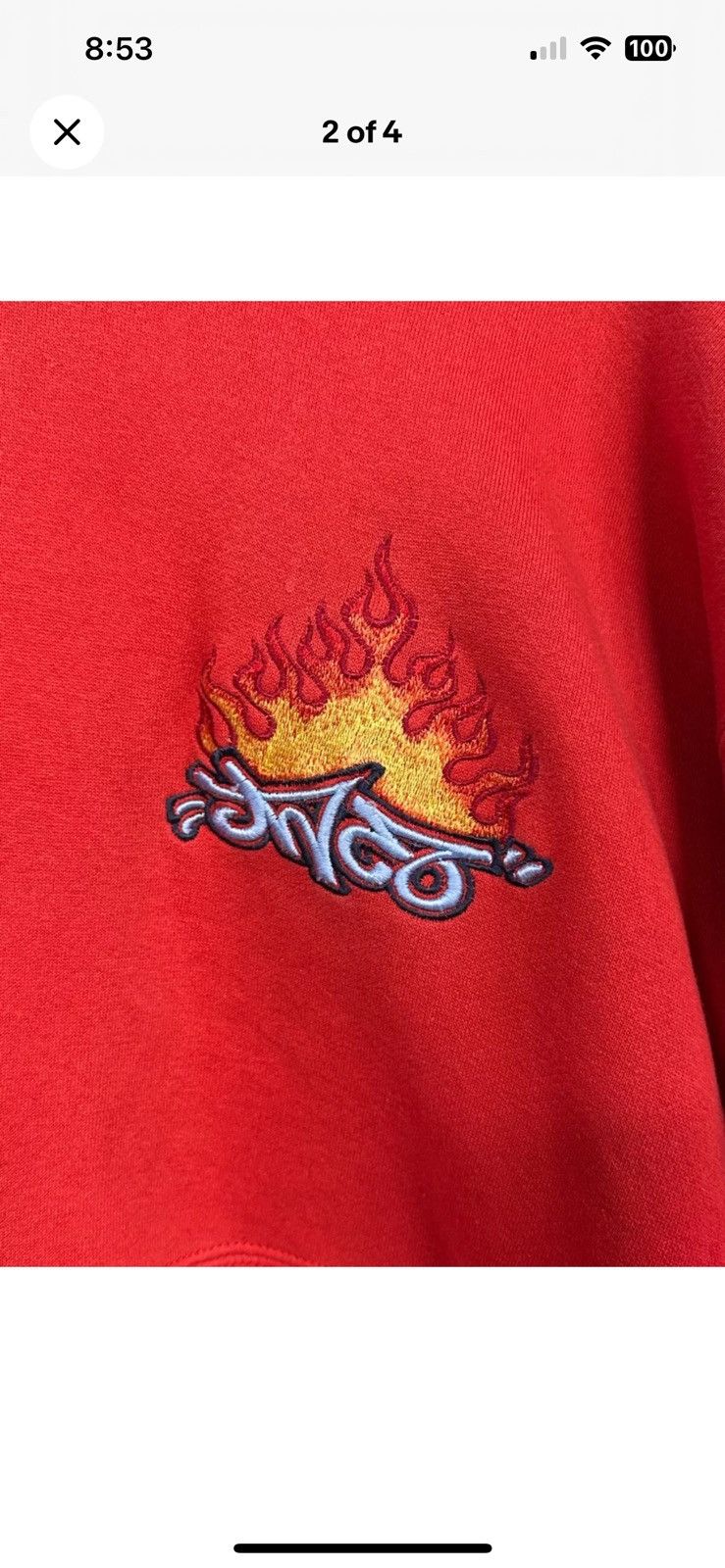 JNCO JNCO Flames Hoodie RARE Size US XL / EU 56 / 4 - 2 Thumbnail