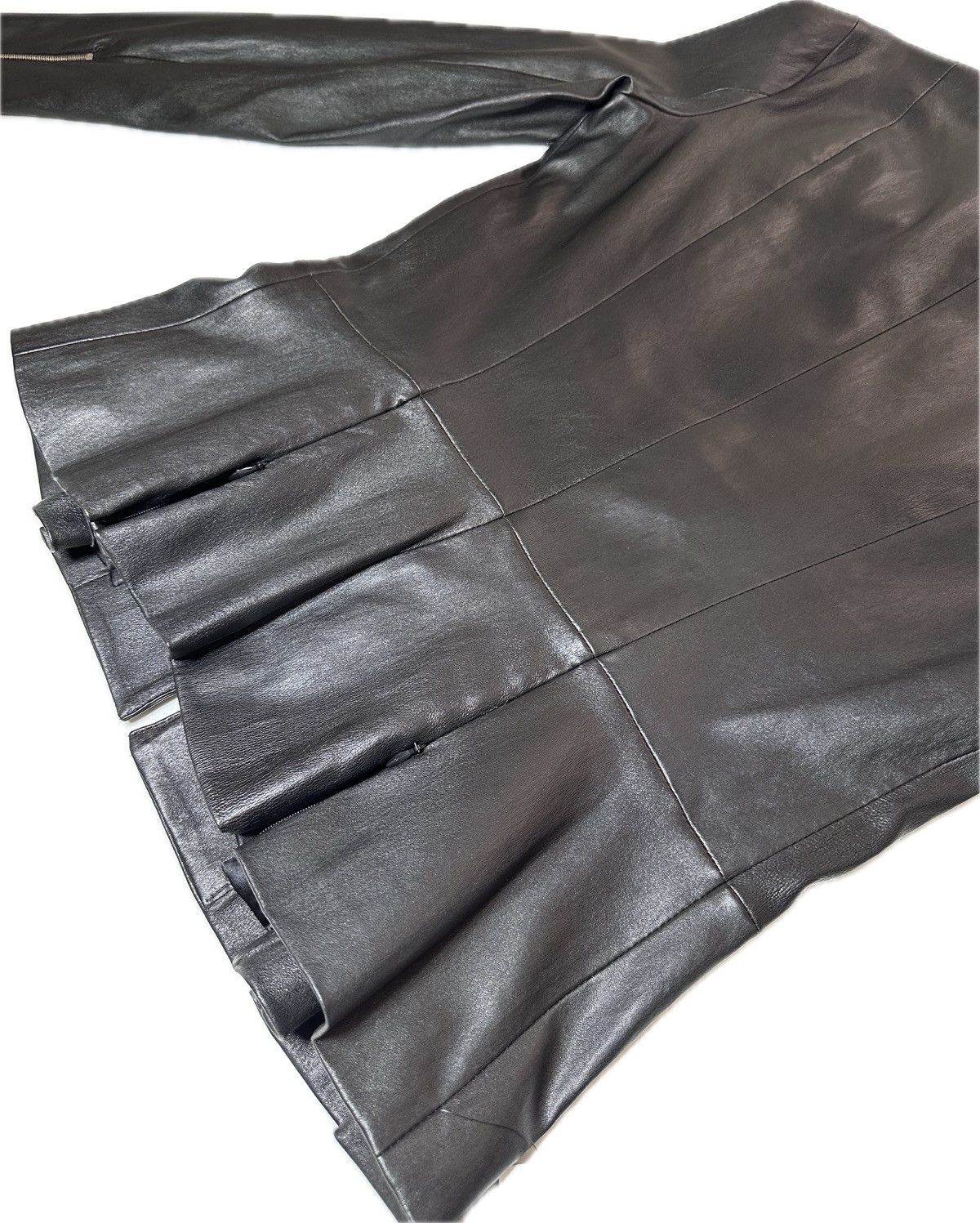 The Row The Row Anasta Jacket 100% Lambskin Leather Size XL / US 12-14 / IT 48-50 - 19 Thumbnail