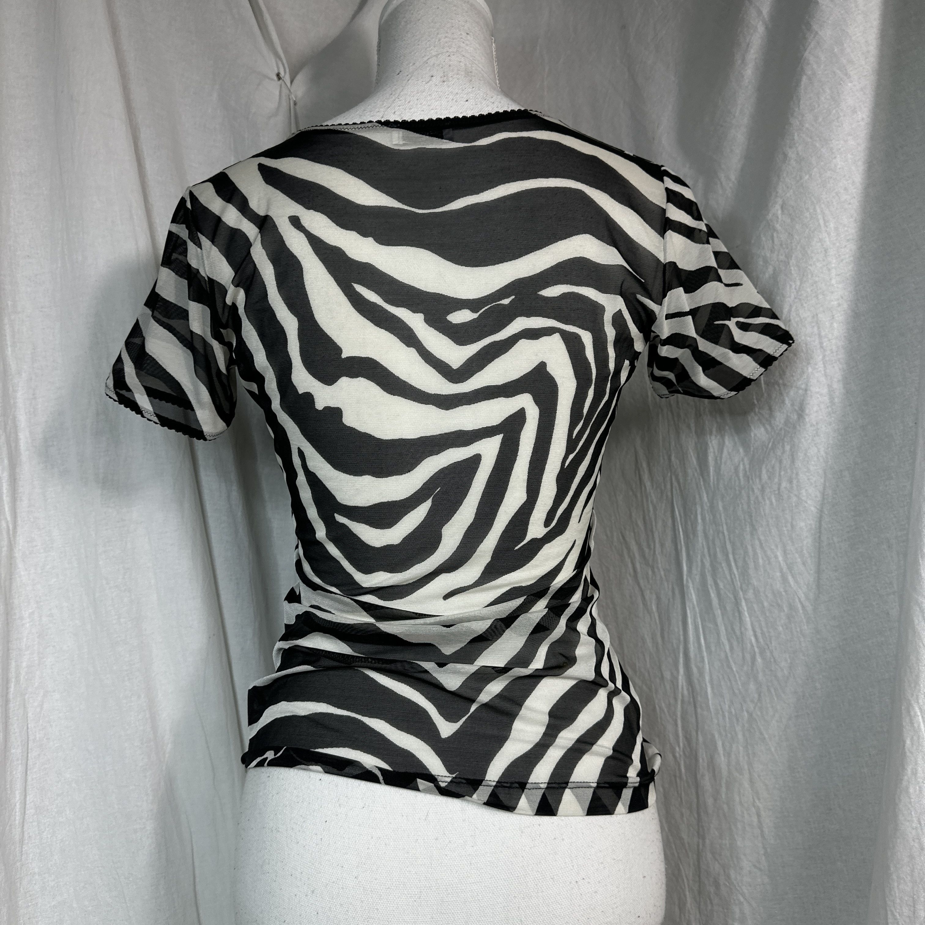Dolce & Gabbana Vintage Dolce & Gabbana T-shirt Zebra Print Size S / US 4 / IT 40 - 5 Thumbnail