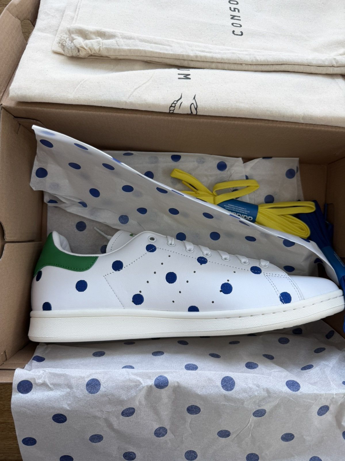 Adidas F&F Consortium Stan Smith x Pharrell x Sarah Andelman Size US 12.5 / EU 45-46 - 5 Thumbnail