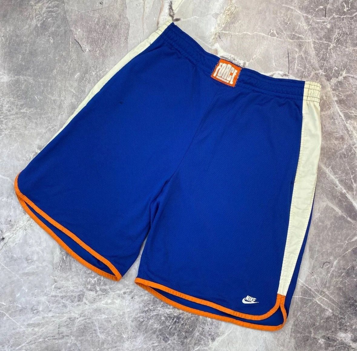 Nike Nike Air Force Shorts Vintage Blue Basketball L Y2K jordan Size US 31 - 8 Thumbnail