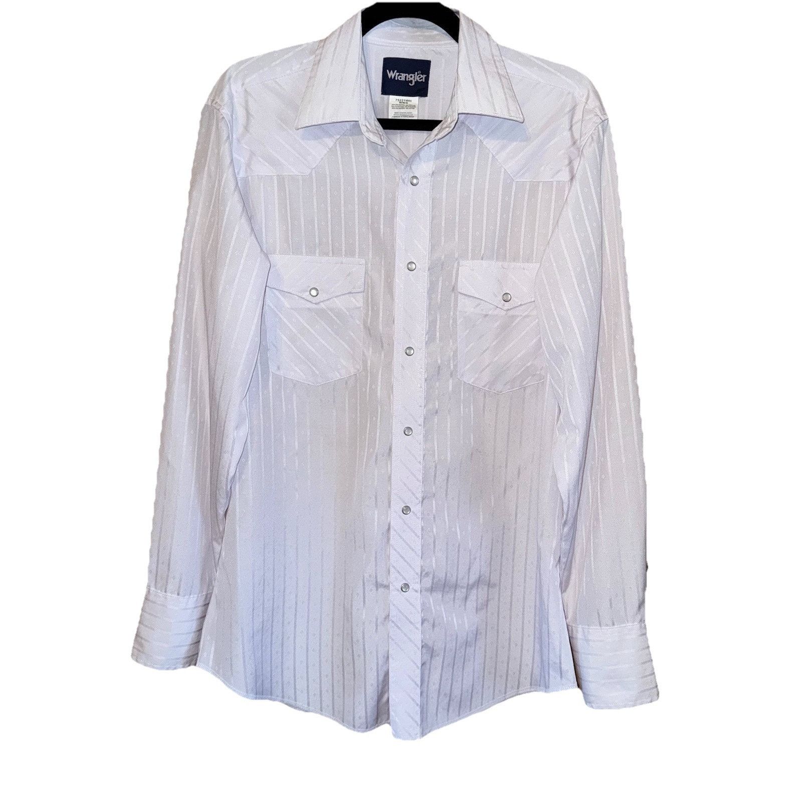 Wrangler Wrangler Pearl Snap Button Up Size Medium Size US M / EU 48-50 / 2 - 1 Thumbnail