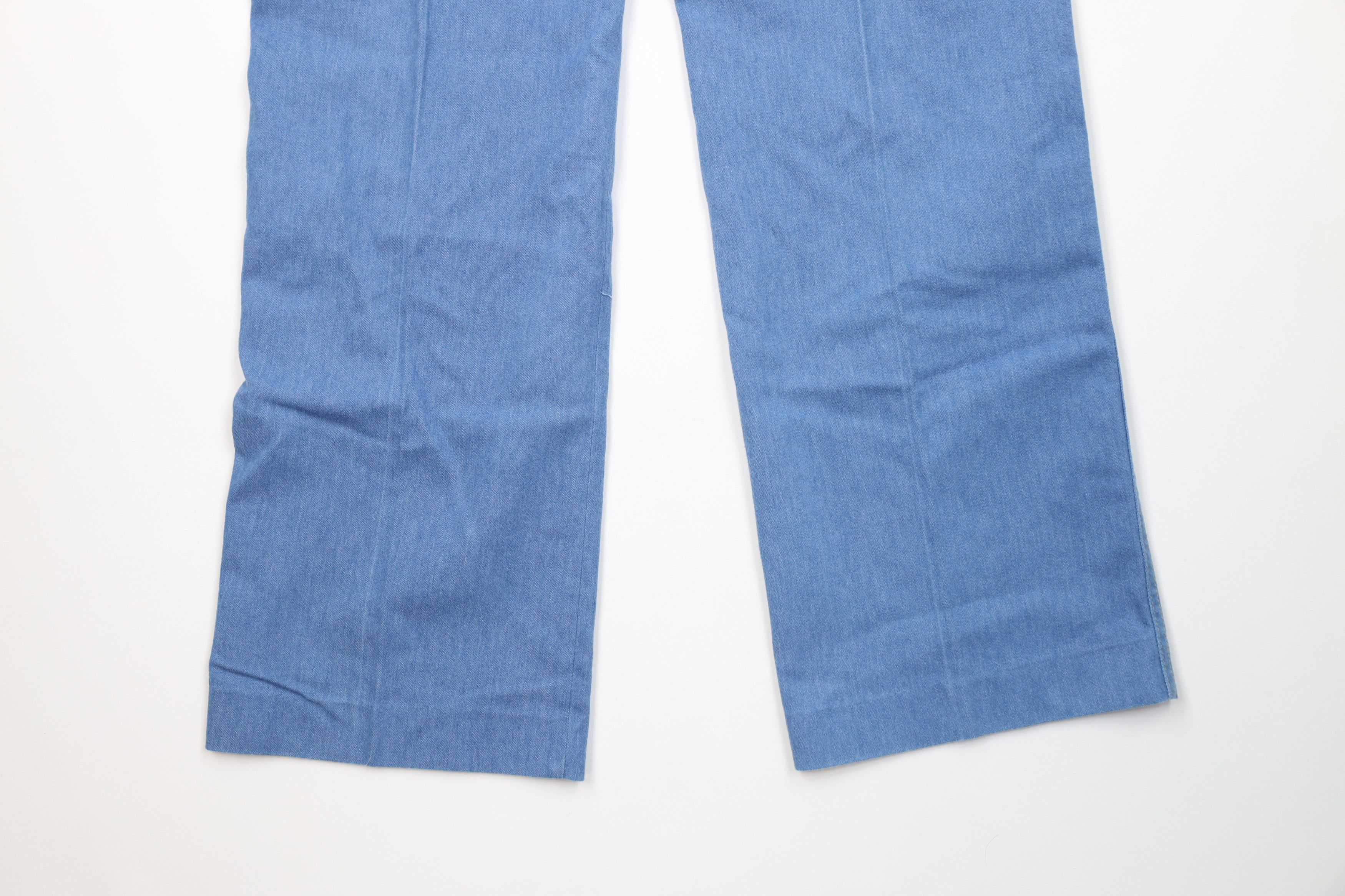 Vintage Vintage 70s Streetwear Wide Leg Bell Bottoms Jeans Blue USA Size US 38 / EU 54 - 11 Thumbnail