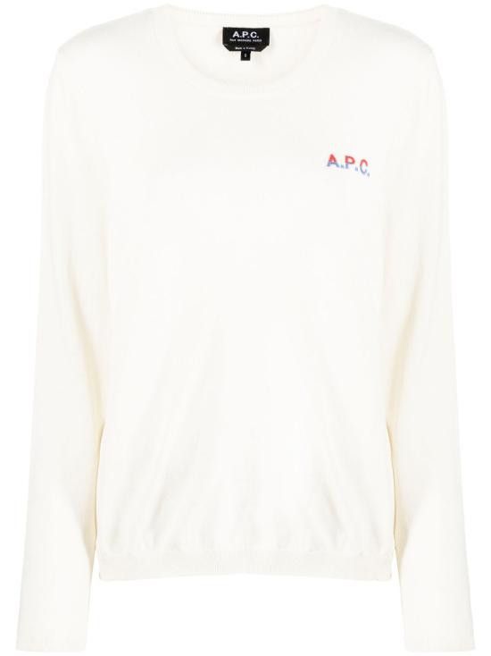 A.P.C. A.P.C. Women Sweater COGUQF23215 TAW Beige Size M / US 6-8 / IT 42-44 - 1 Thumbnail
