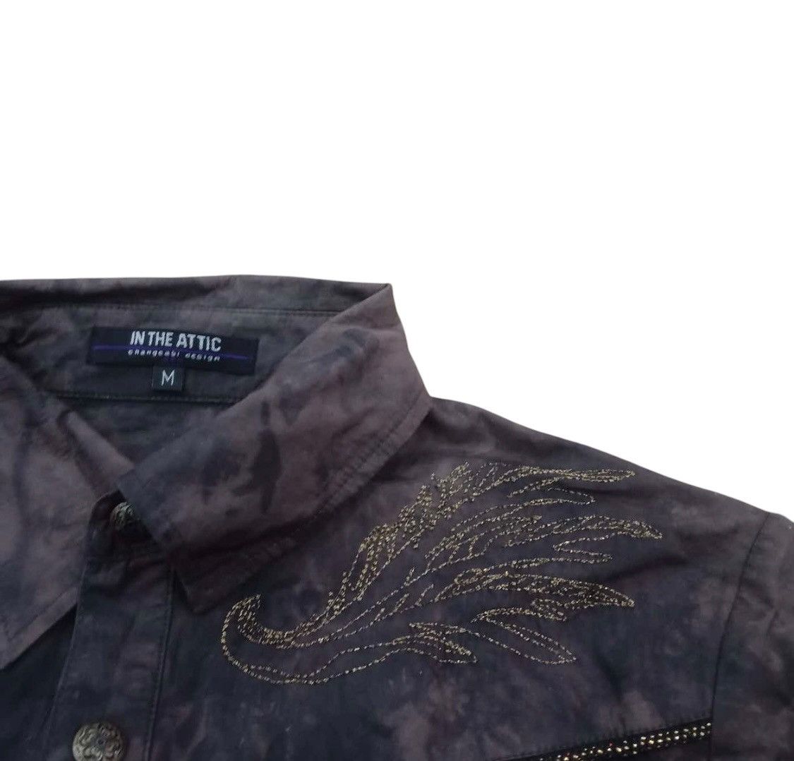 In The Attic × Japanese Brand × Vintage Vtg In the Attic Distressed button shirt Size US M / EU 48-50 / 2 - 8 Thumbnail