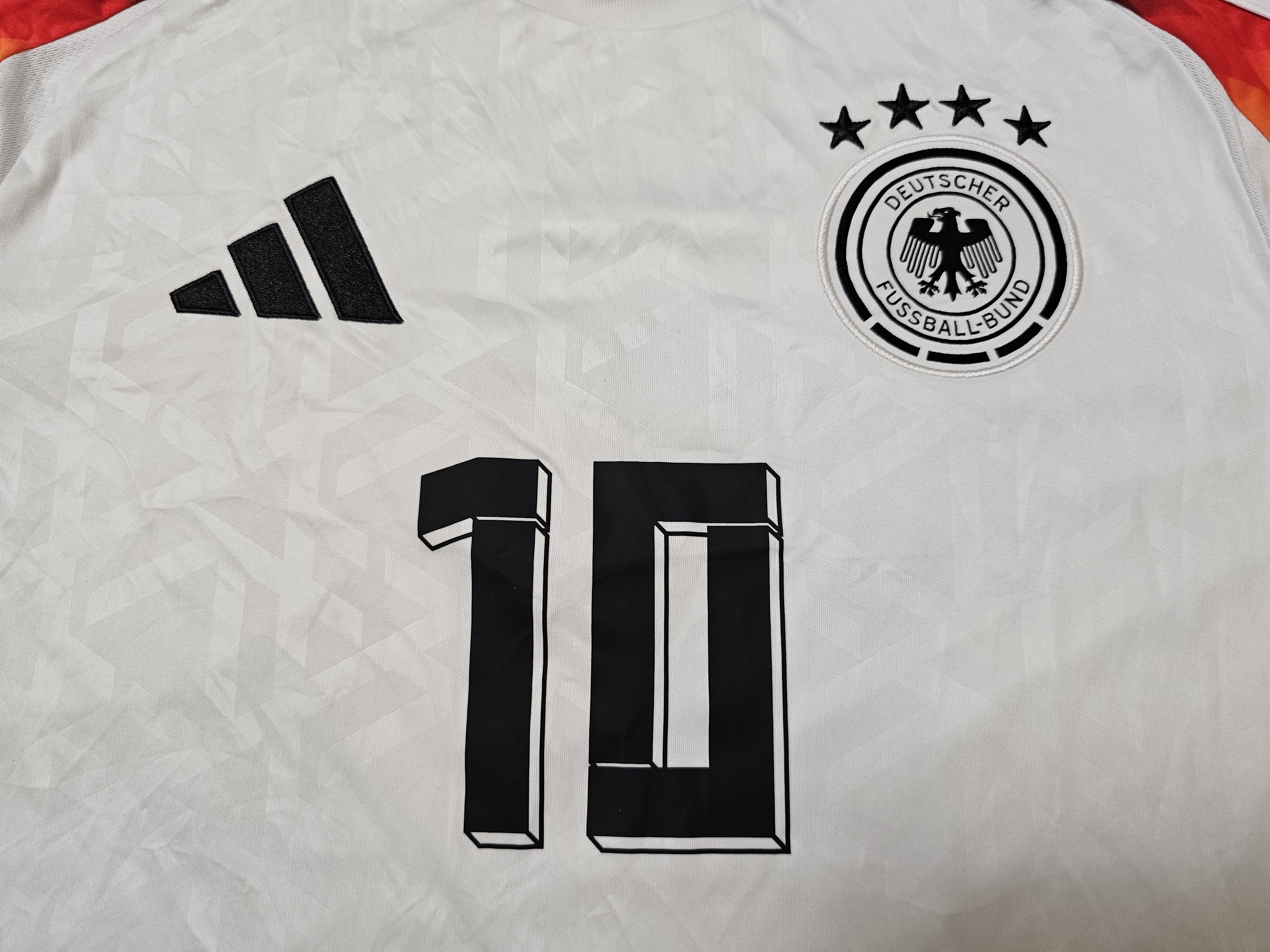 Adidas GERMANY 2024 HOME EURO MUSIALA FOOTBALL SHIRT SOCCER JERSEY Size US M / EU 48-50 / 2 - 3 Thumbnail