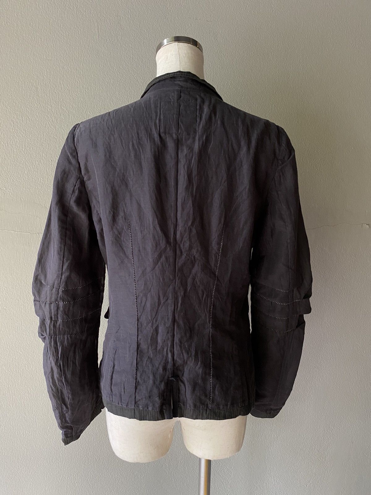 Marithe + Francois Girbaud Marithe Francois Girbaud women blazer in light and dark gray Size S / US 4 / IT 40 - 6 Thumbnail