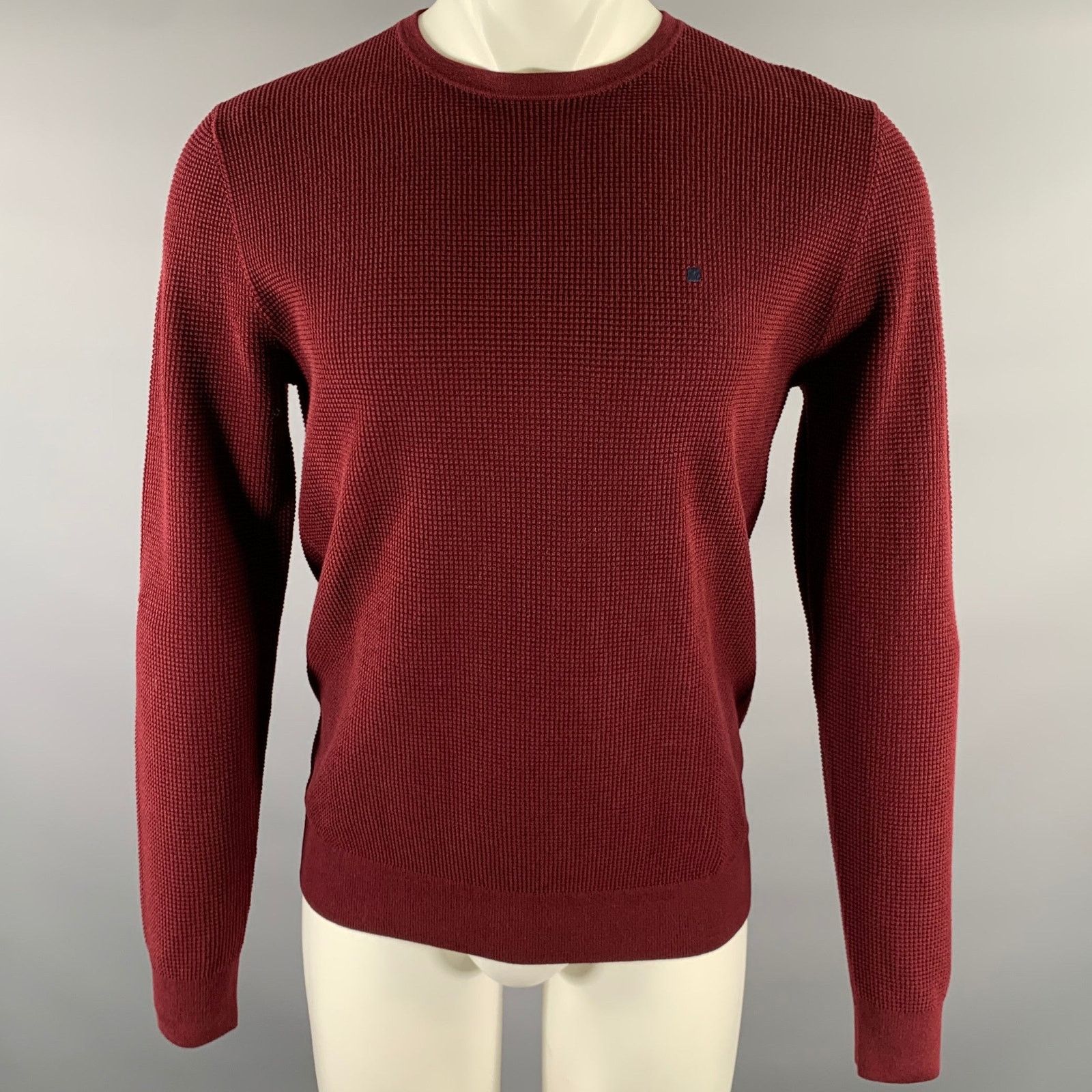 PURIFICATION GARCIA PURIFCACION GARCIA S Burgundy Waffle Knit L/S Shirt Size US S / EU 44-46 / 1 - 1 Thumbnail