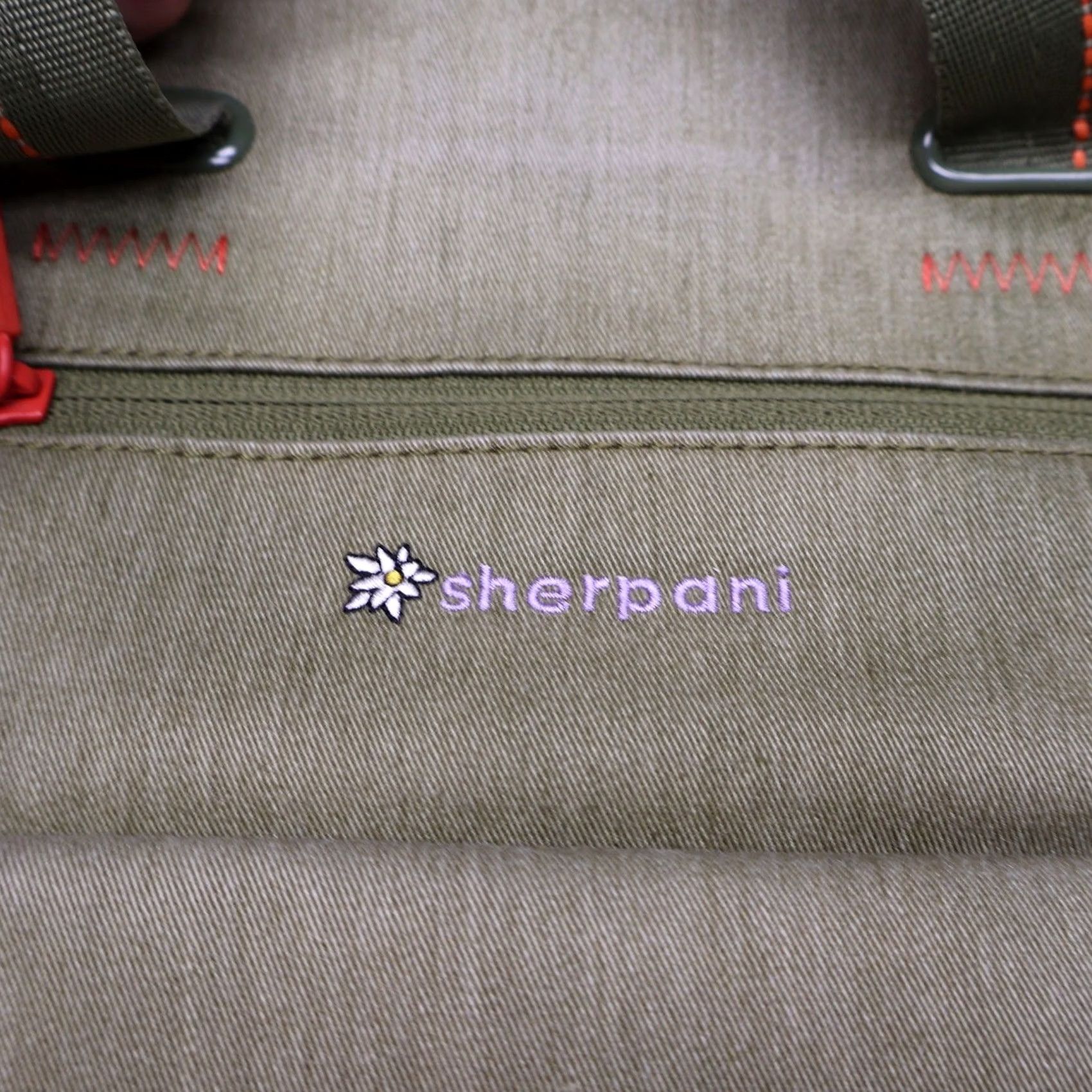 Vintage Sherpani Bag Womens Medium Trevia Crossbody Green Canvas Tote Travel Casual Size ONE SIZE - 4 Thumbnail