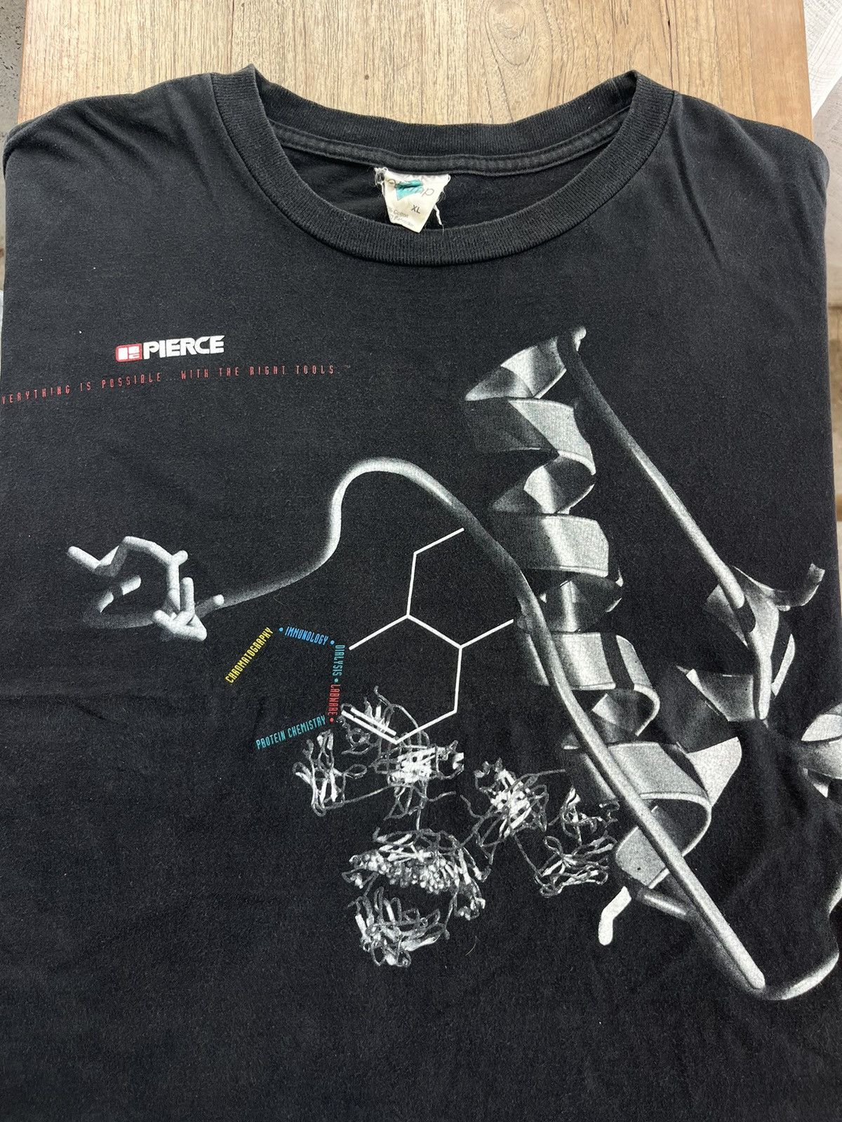 Arts & Science × Vintage Vintage PC PIERCE Art Science Chromosome 90’s T-shirt Size US XL / EU 56 / 4 - 4 Thumbnail