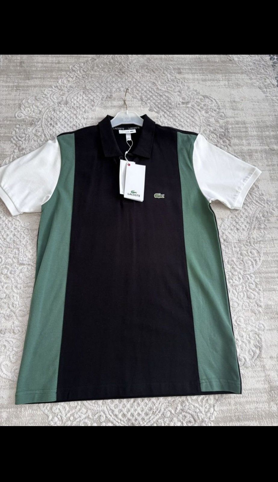 Lacoste Lacoste Colorblock Polo Shirt – Black/Green/White – S Size US S / EU 44-46 / 1 - 2 Thumbnail