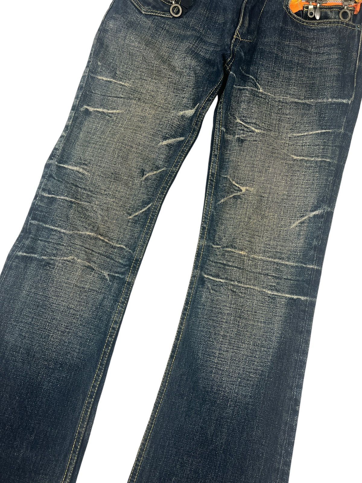 semanticdesign Semantic Design 🇯🇵 Multi Zipper Flare Denim Size US 30 / EU 46 - 5 Thumbnail