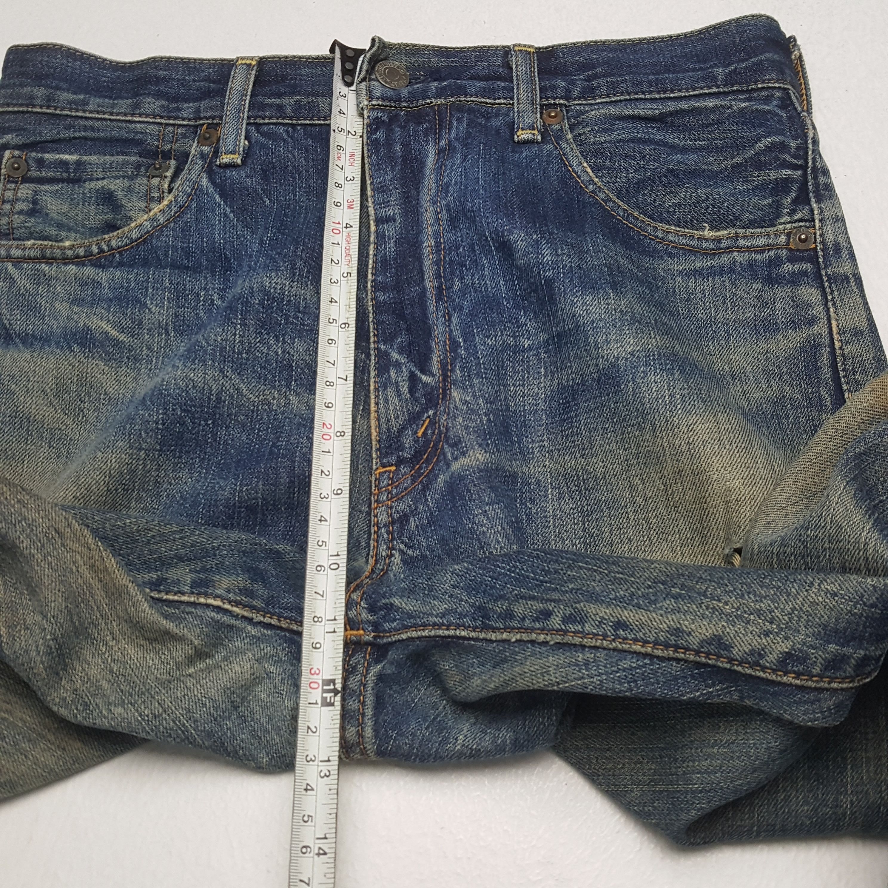 Levi's × Vintage LEVI'S Big E Selvedge Streetwear Style Distressed Jeans Size US 28 / EU 44 - 8 Thumbnail