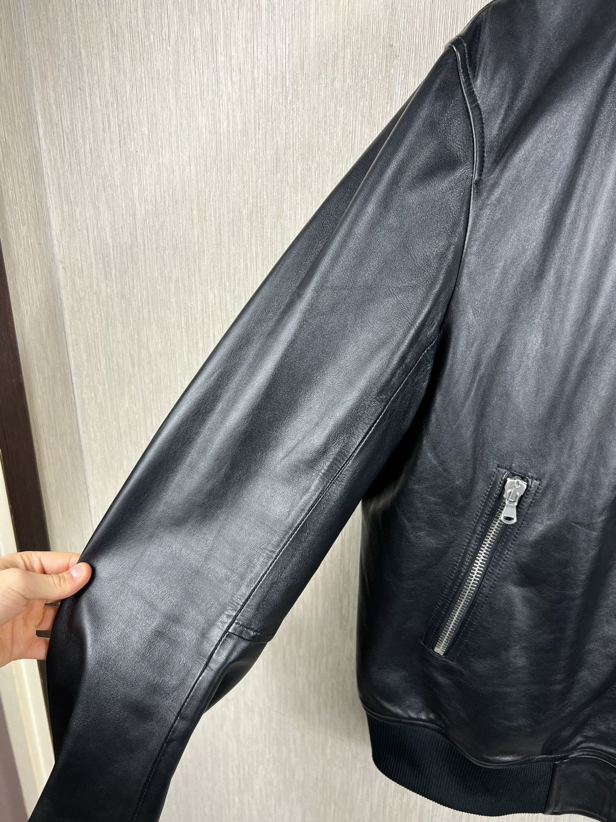 Diesel Black Gold Diesel Black Gold lambskin leather 5 zip jacket luxury Size US L / EU 52-54 / 3 - 12 Thumbnail