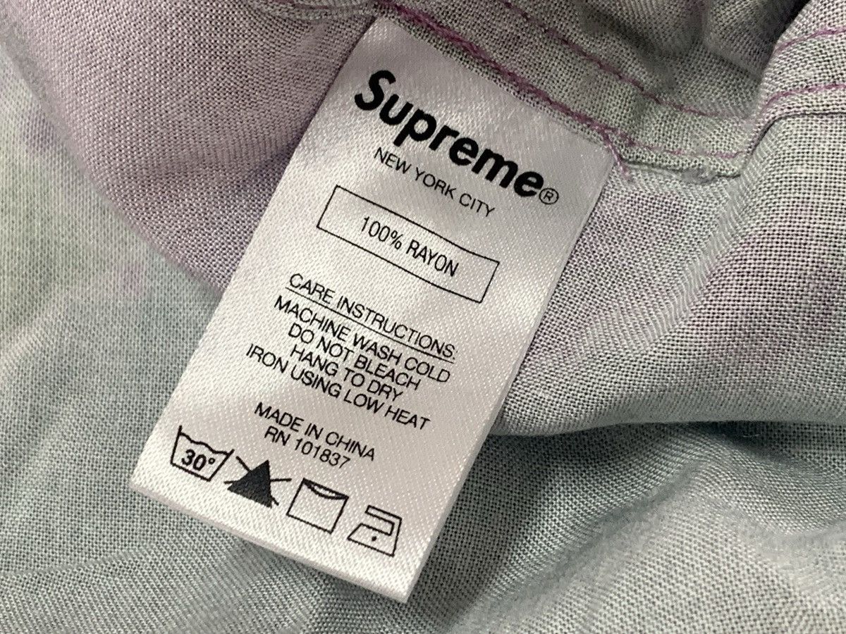 Supreme Supreme Tie-dye printing rayon shirt Size US L / EU 52-54 / 3 - 6 Thumbnail