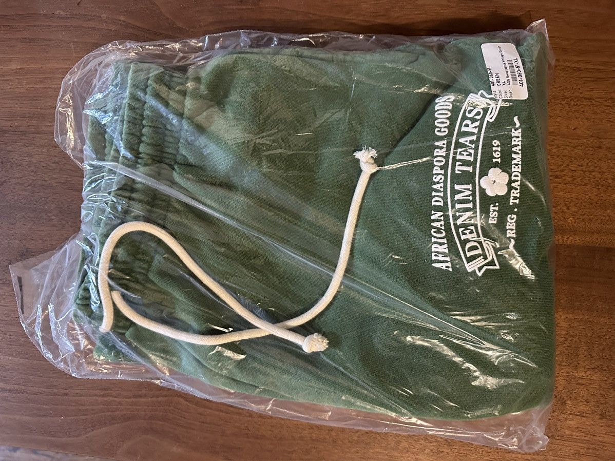 DENIM TEARS Vintage ADG Green Sweatpants Size US 36 / EU 52 - 3 Thumbnail