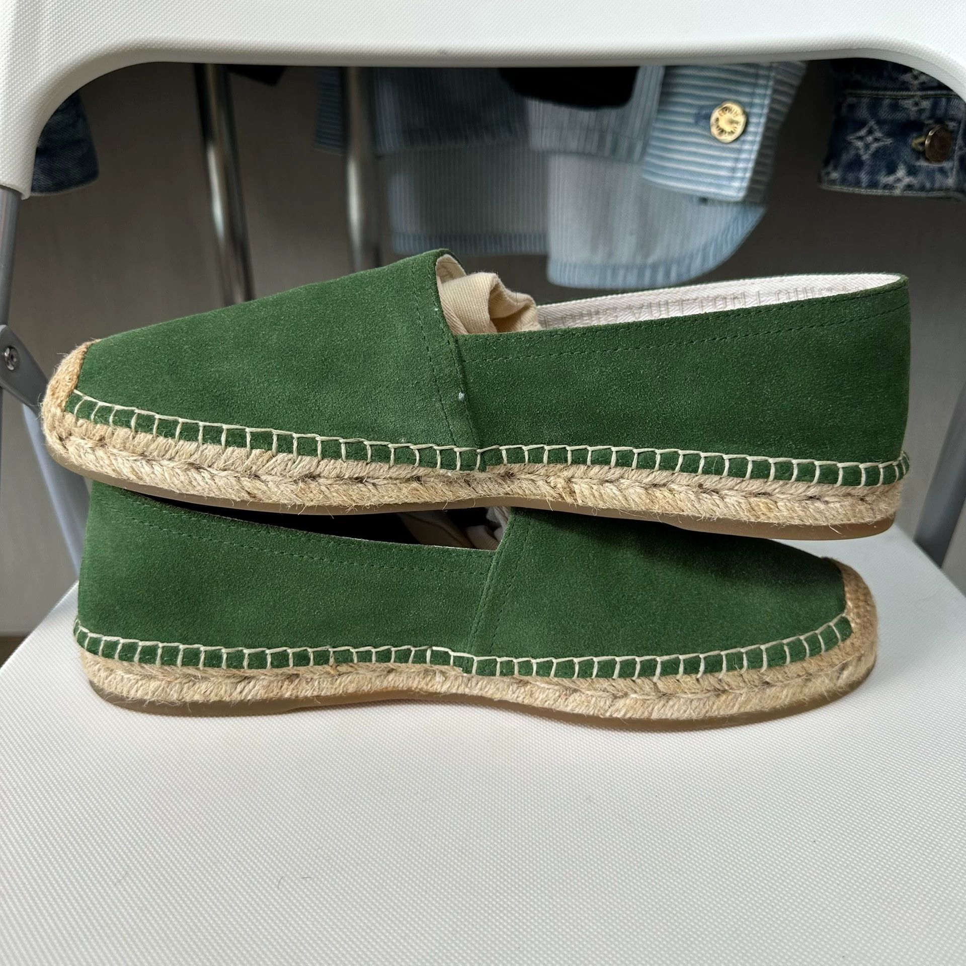 Louis Vuitton Louis Vuitton Green Boat Shoes Size 42 Size US 9 / EU 42 - 7 Thumbnail