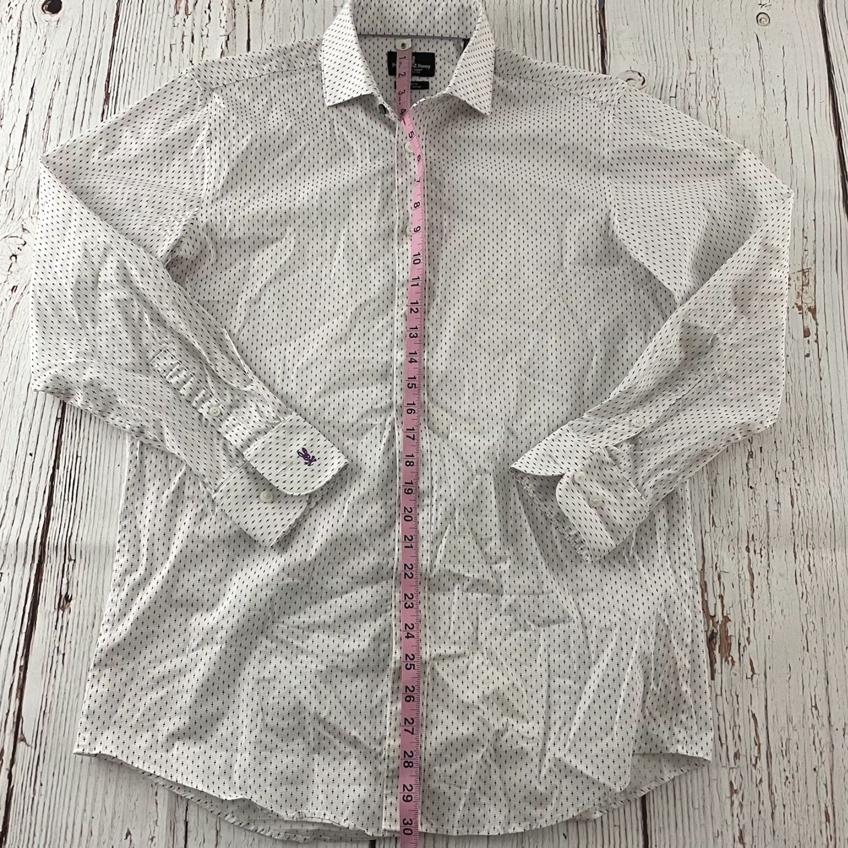 Psycho Bunny Psycho Bunny Long Sleeve Button-Up Shirt Men's Multicolor Print 15.5 Regular Size 32/33 XS? Size US L / EU 52-54 / 3 - 5 Thumbnail