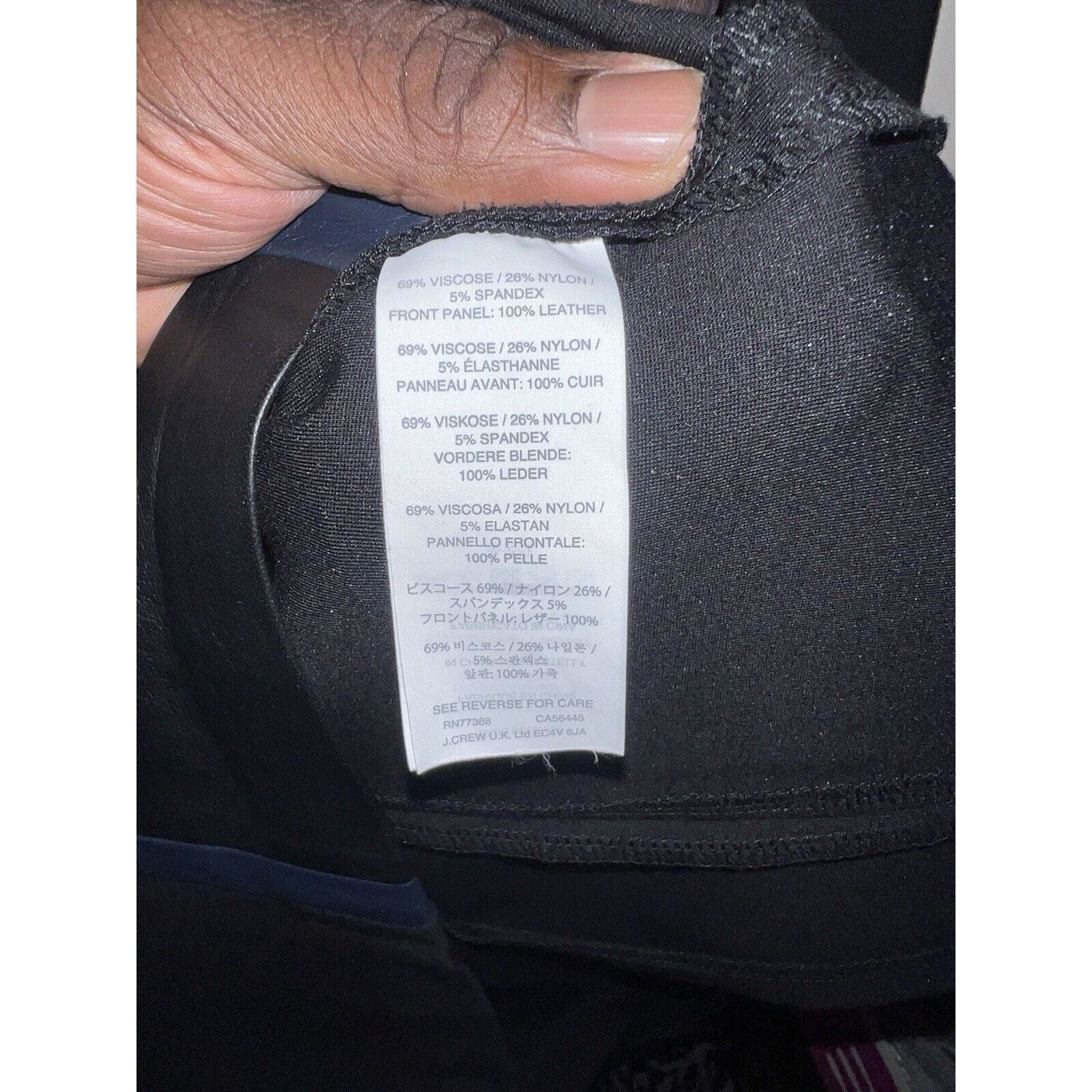 & Other Stories J Crew Long Sleeve Pencil Dress Black Size 6P GenuineLeather Size M / US 6-8 / IT 42-44 - 4 Thumbnail