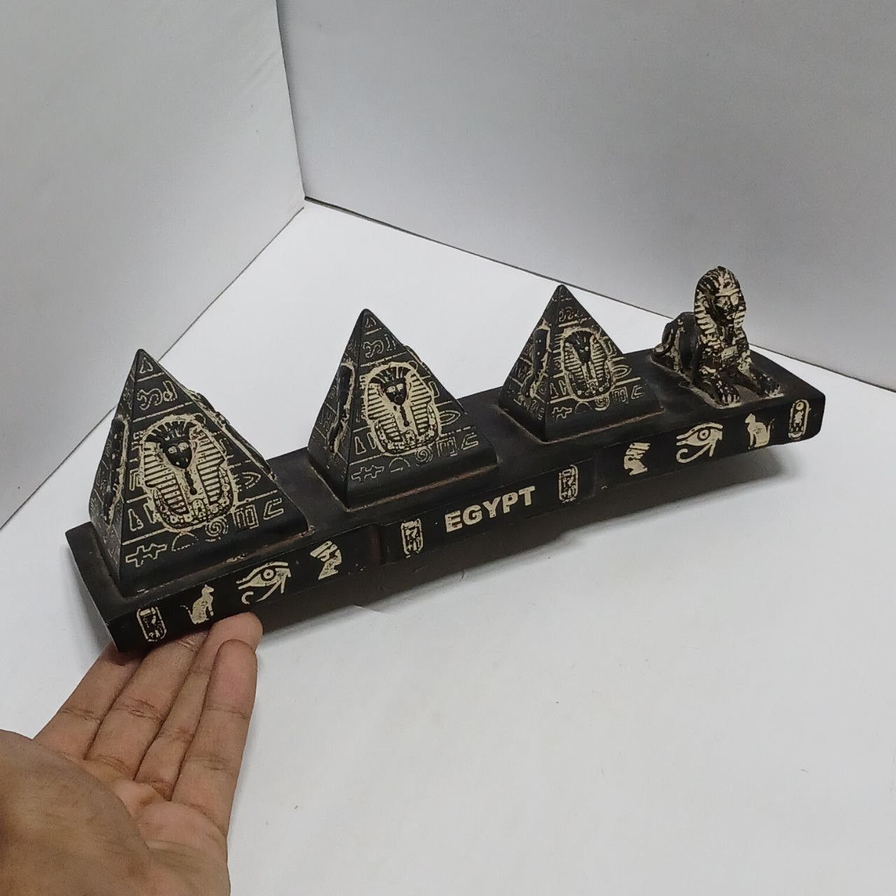 Handmade Handcrafted Egypt pyramids and sphinx statue home decor Size ONE SIZE - 6 Thumbnail