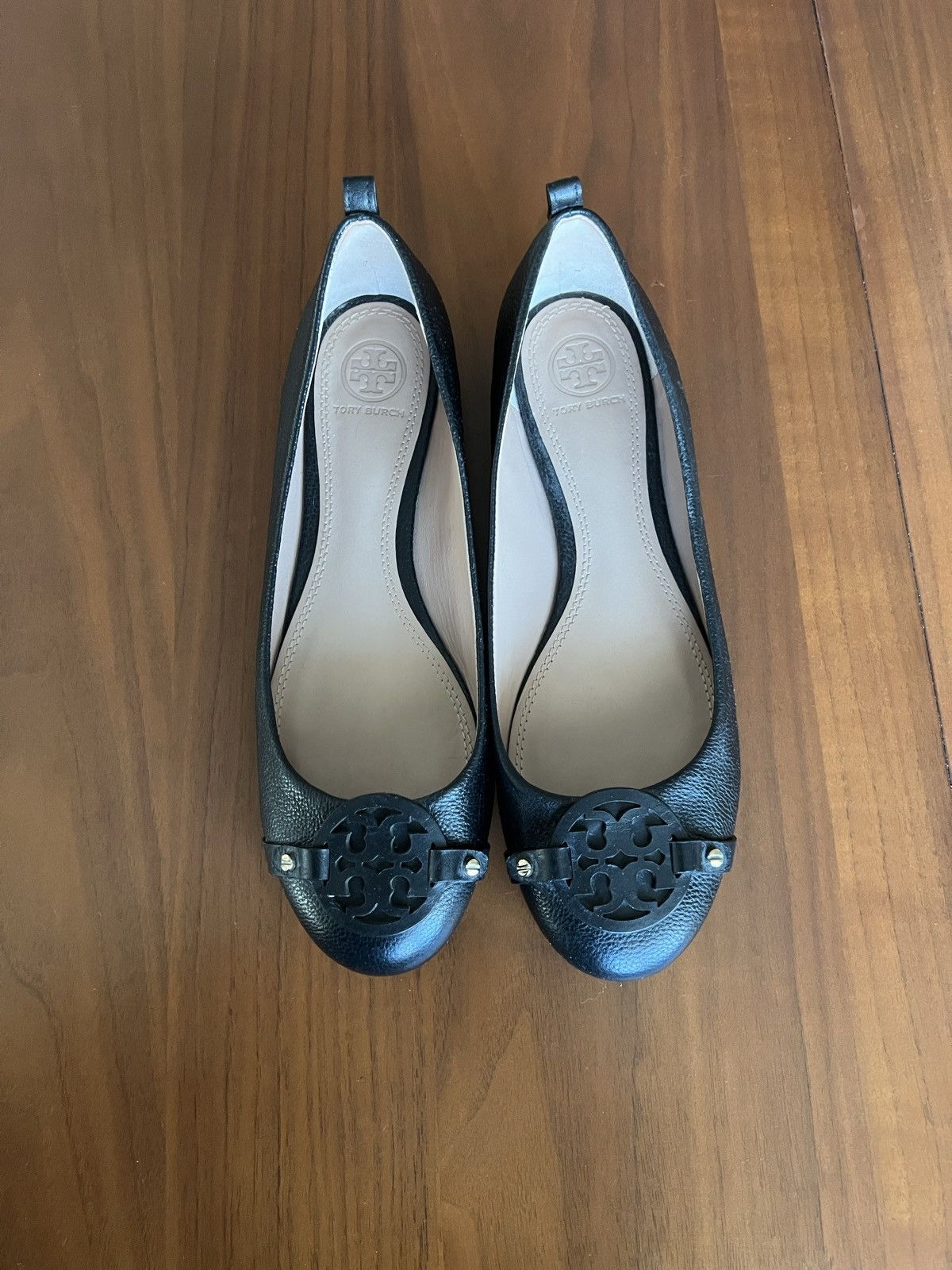 Tory Burch Tory Burch Black Flats Size US 8 / IT 38 - 1 Thumbnail