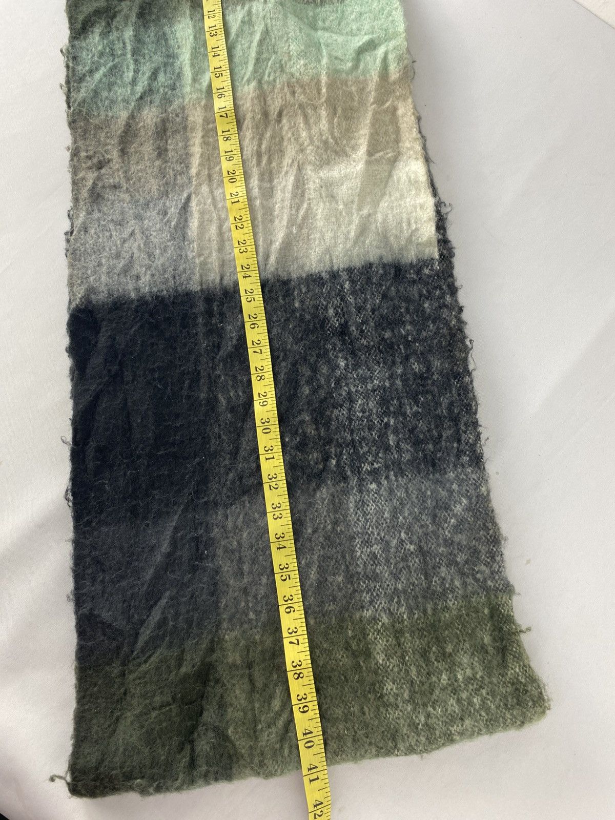 Acne Studios Acne Studio Cashmere Mohair Checked Scarf Italian Made Size ONE SIZE - 8 Thumbnail
