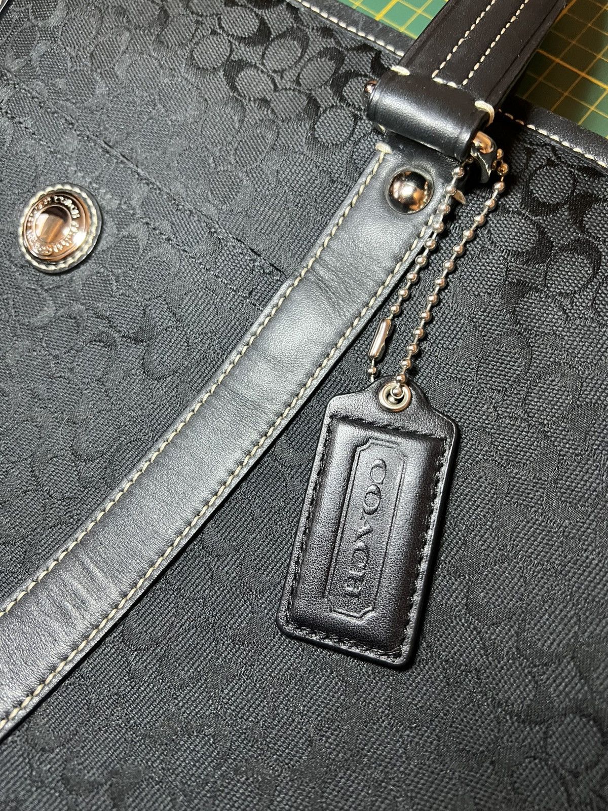 Coach Vintage Coach jumbo monogram leather hybrid tote bag Size ONE SIZE - 3 Thumbnail