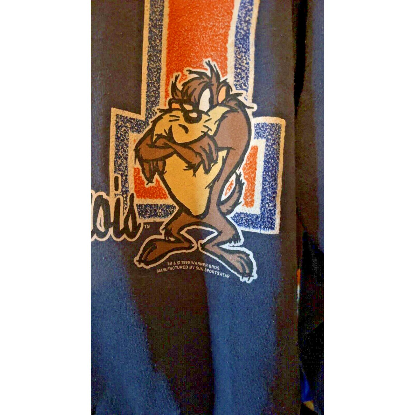 Vintage Vintage Fighting Illini 1995 Taz XXL 29"x28" Size US XXL / EU 58 / 5 - 2 Thumbnail