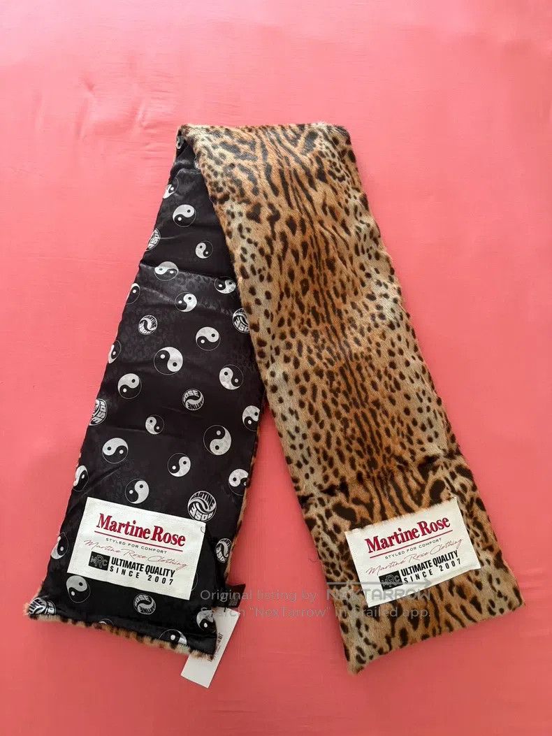 Martine Rose Martine Rose Leopard Print Suede Tai Chi Reversible Quilte Size ONE SIZE - 1 Thumbnail