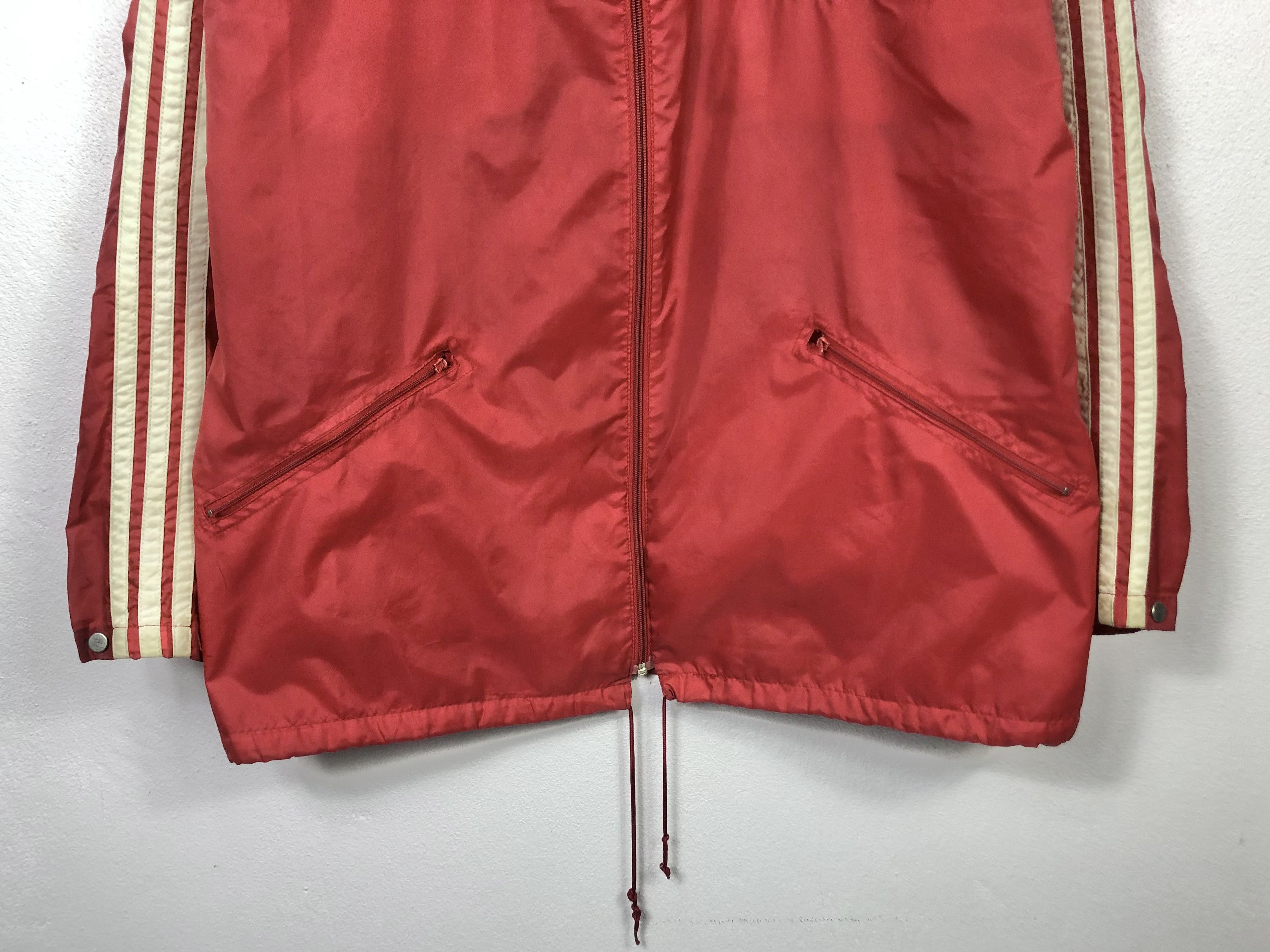 Adidas Rare Vintage 80s Adidas Trefoil Windbreaker Jacket Size US XXL / EU 58 / 5 - 5 Thumbnail