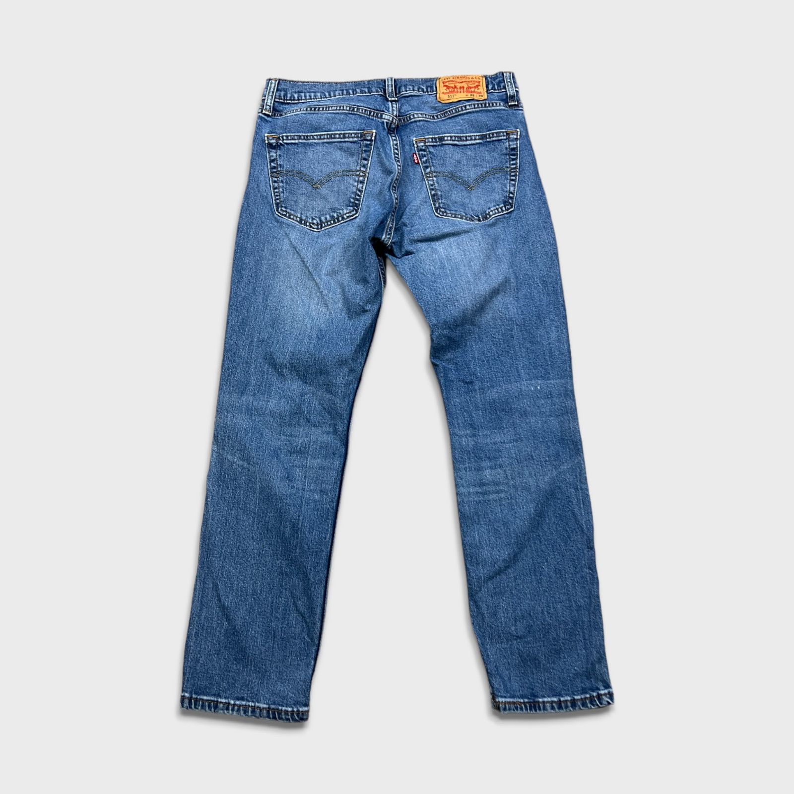 Levi's × Levi's Vintage Clothing × Vintage Levi's 511 Jeans 32x30 Slim Fit Faded American Denim Pants Size US 32 / EU 48 - 4 Thumbnail