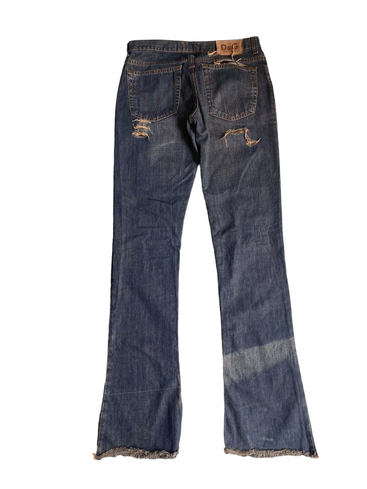 Dolce & Gabbana Rare DOLCE & GABBANA Distressed Flare Jeans W32” Size 32" / US 10 / IT 46 - 3 Thumbnail