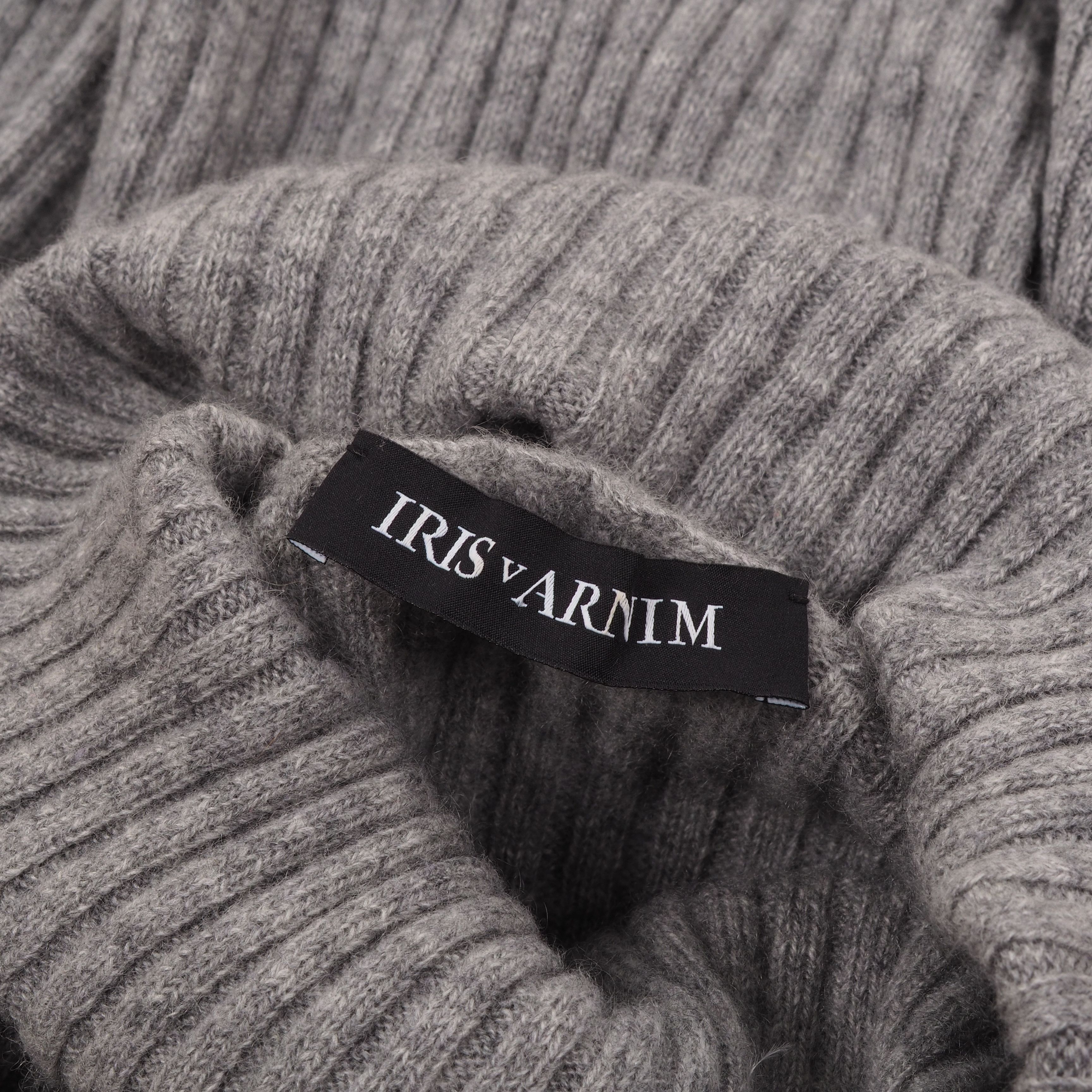 Iris von Arnim Iris Von Arnim Gray Wool Cashmere Sweater Pullover Size M / US 6-8 / IT 42-44 - 4 Thumbnail