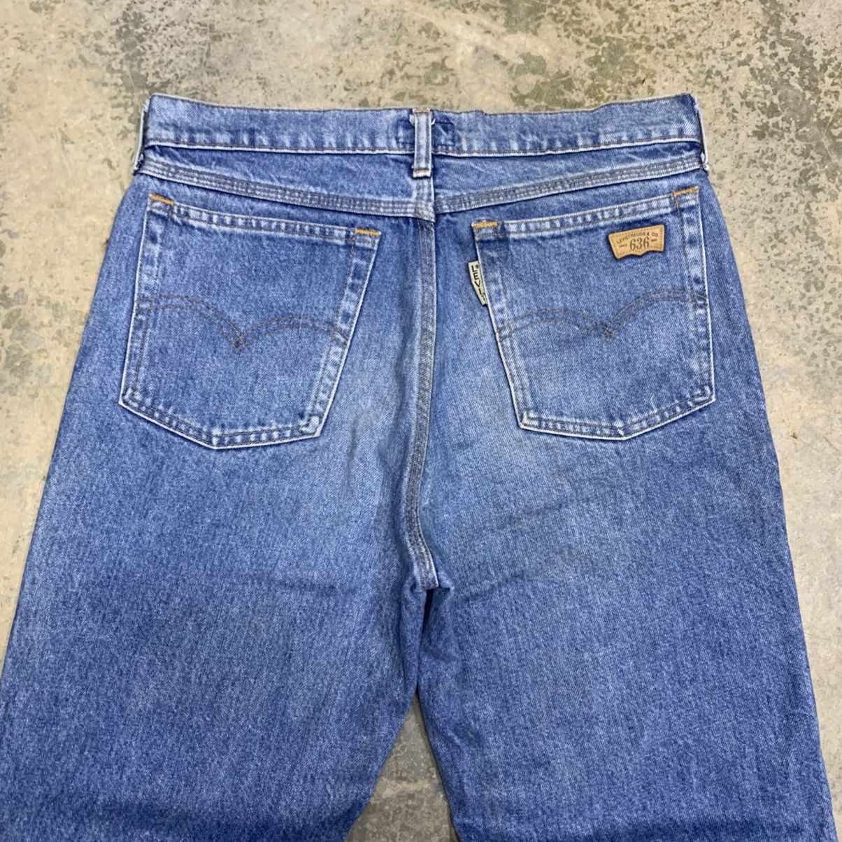 Levi's × Levi's Vintage Clothing × Vintage Rare 1991 Levis 636 Big E Silver Tab Vintage Japan Size US 30 / EU 46 - 12 Thumbnail