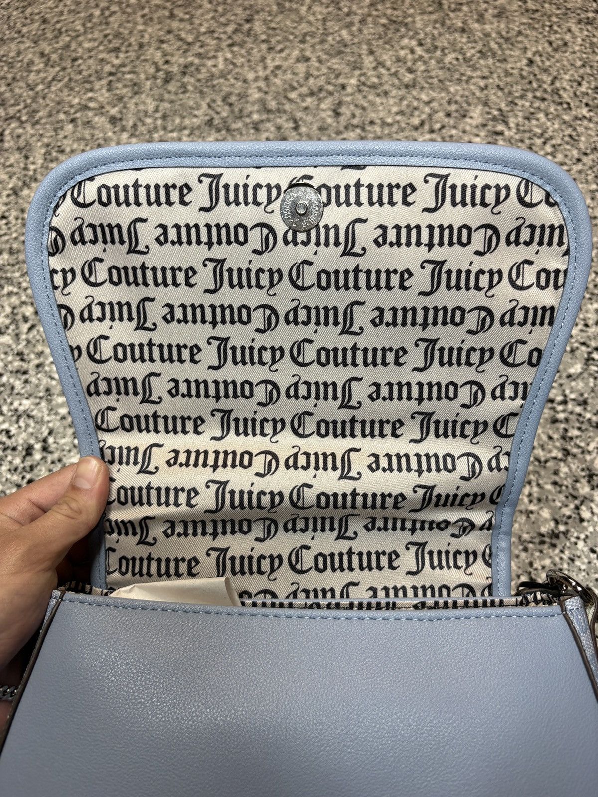Juicy Couture Vintage Y2K Juicy Couture Drama Queen Flap Crossbody Bag Size ONE SIZE - 7 Thumbnail