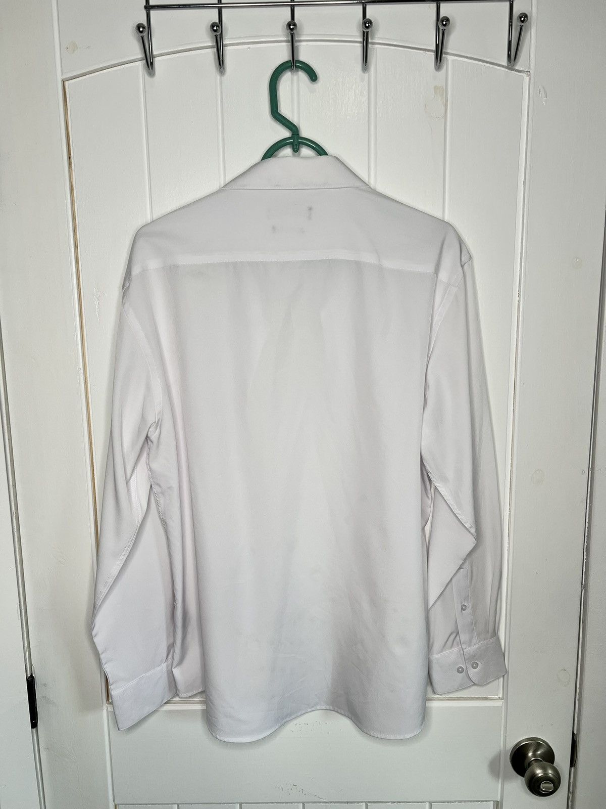Nautica Nautica Men’s Slim Fit Dress Shirt Size Large White Size US L / EU 52-54 / 3 - 6 Thumbnail