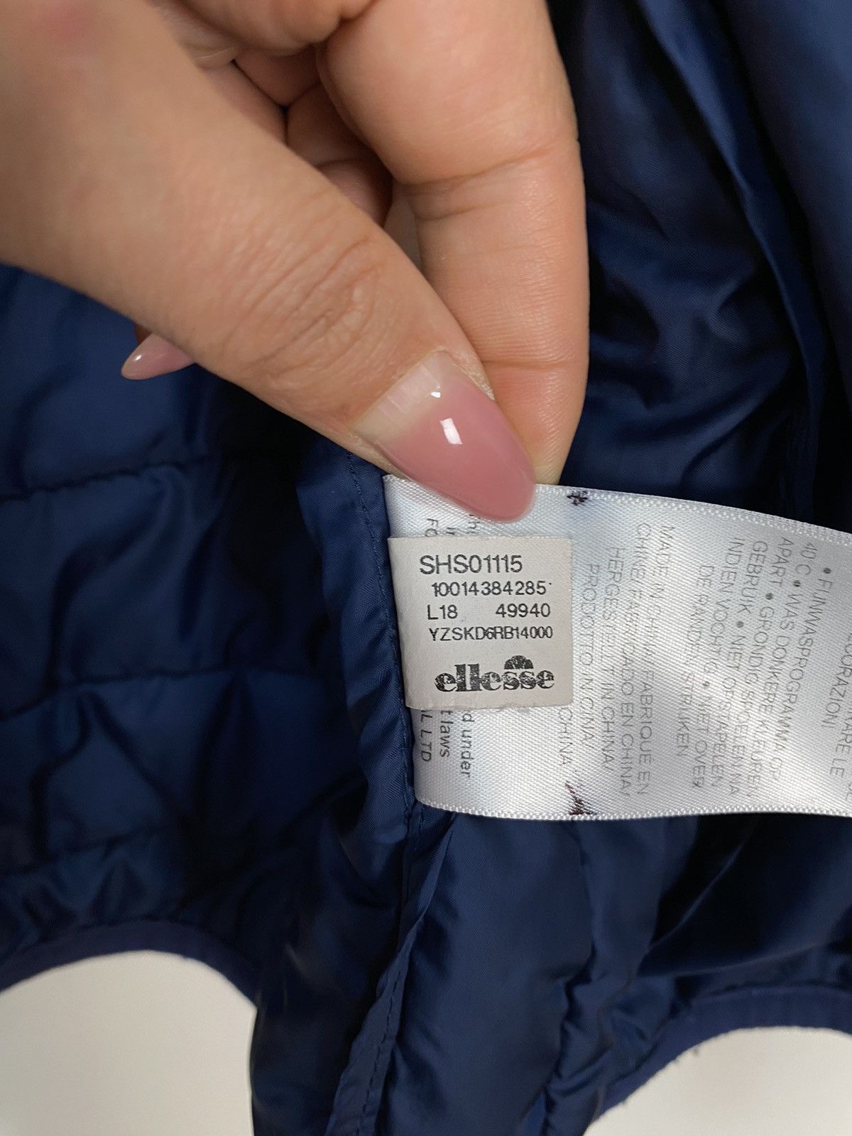 Ellesse Ellesse Lombardy Padded Mens Long Sleeve Jacket Blue Size S Size US S / EU 44-46 / 1 - 15 Thumbnail