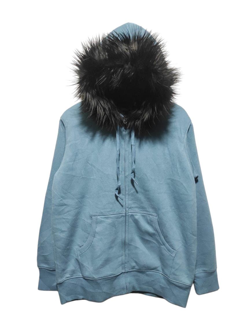 Uniqlo Uniqlo Sherpa Zip Fur Hoodie lgb style Size US L / EU 52-54 / 3 - 2 Thumbnail