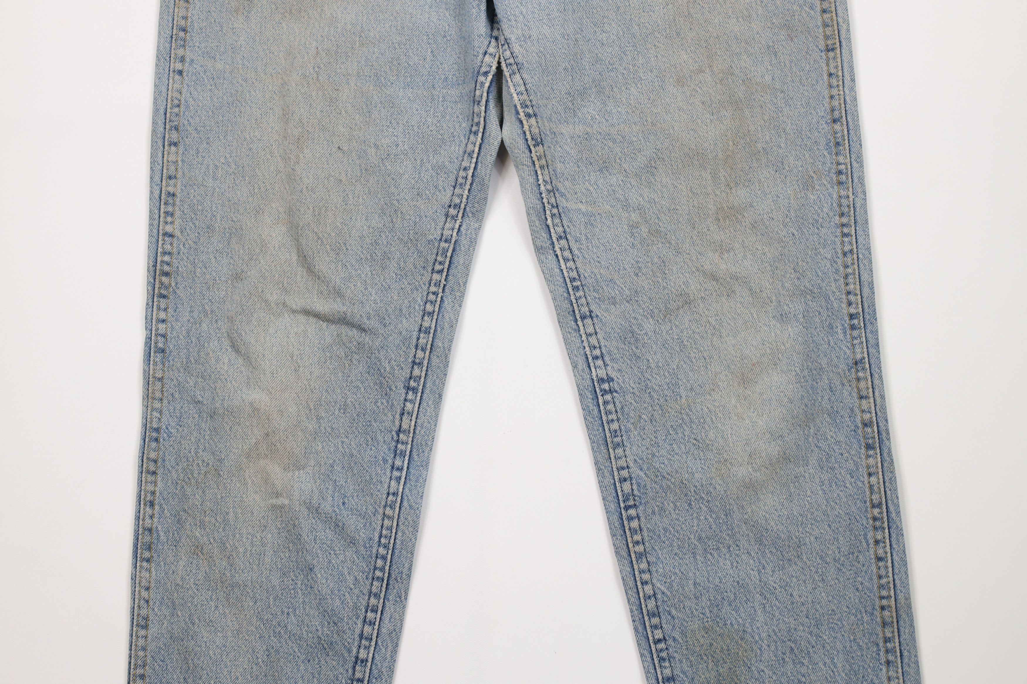 Lee Vintage 90s Lee Relaxed Fit Tapered Leg Denim Jeans USA Blue Size 36" / US 14 / IT 50 - 3 Thumbnail