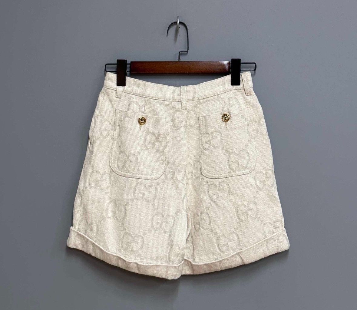 Gucci Gucci full-print denim shorts 2501-Nextarrow Size US 26 / EU 42 - 3 Thumbnail