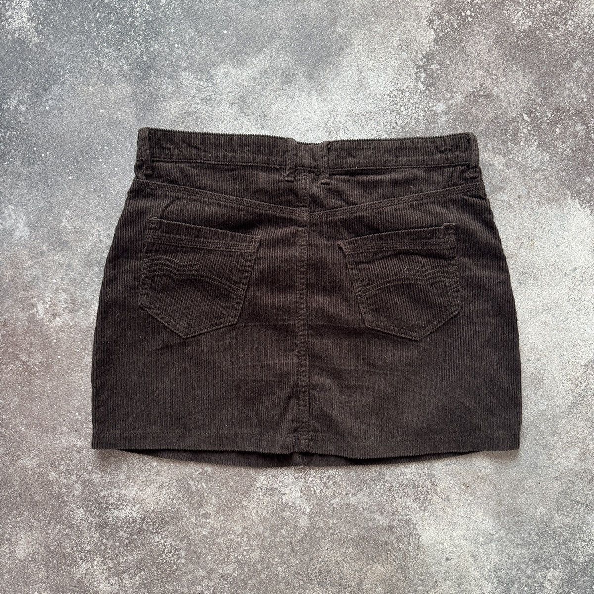 Hysteric Glamour Amazing 2000’s Aesthetic Vintage Y2K Corduroy Mini Skirt Size 27" / US 4 / IT 40 - 5 Thumbnail