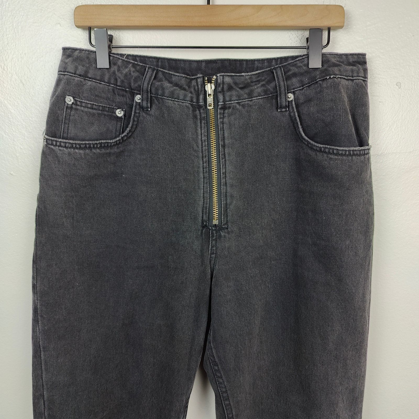 Ksubi Ksubi Arrow Jeans Womens 30 Viper Black Wash Straight Leg Size 30" / US 8 / IT 44 - 2 Thumbnail