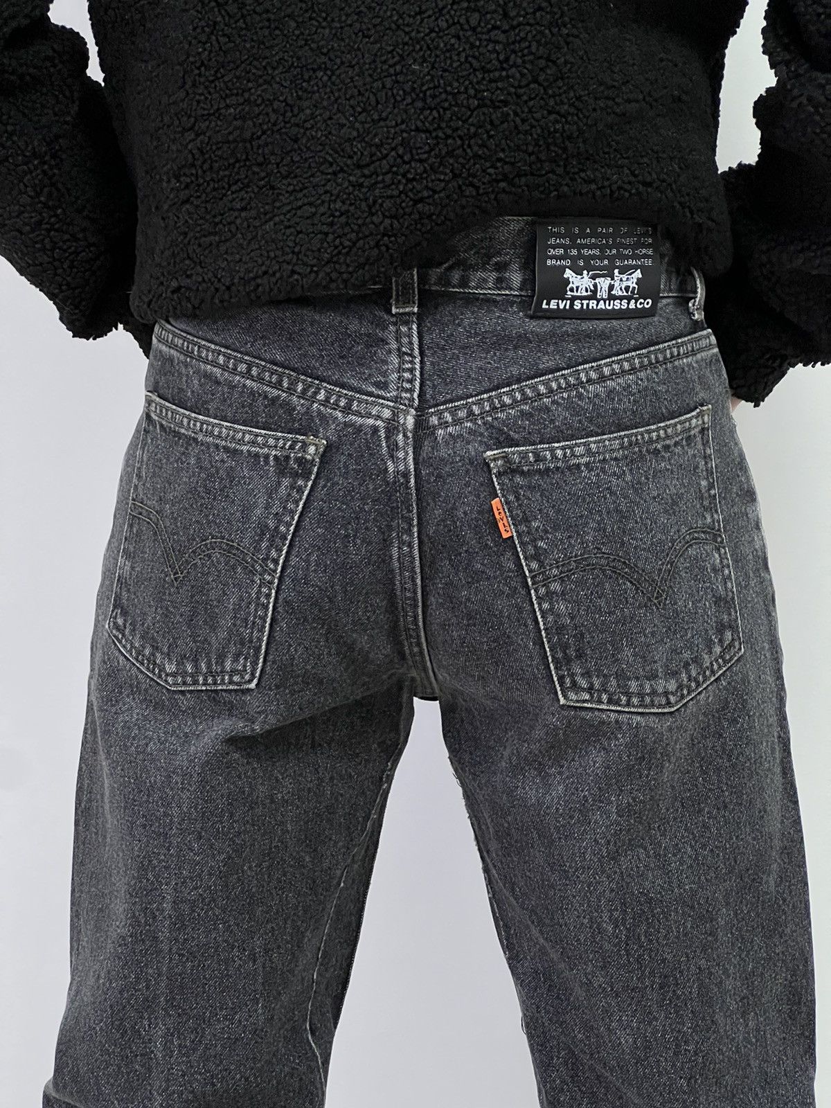 Levi's × Levi's Vintage Clothing × Vintage Vintage Levis 618 Made in Italy Washed Gray Denim Jeans Size US 30 / EU 46 - 7 Thumbnail
