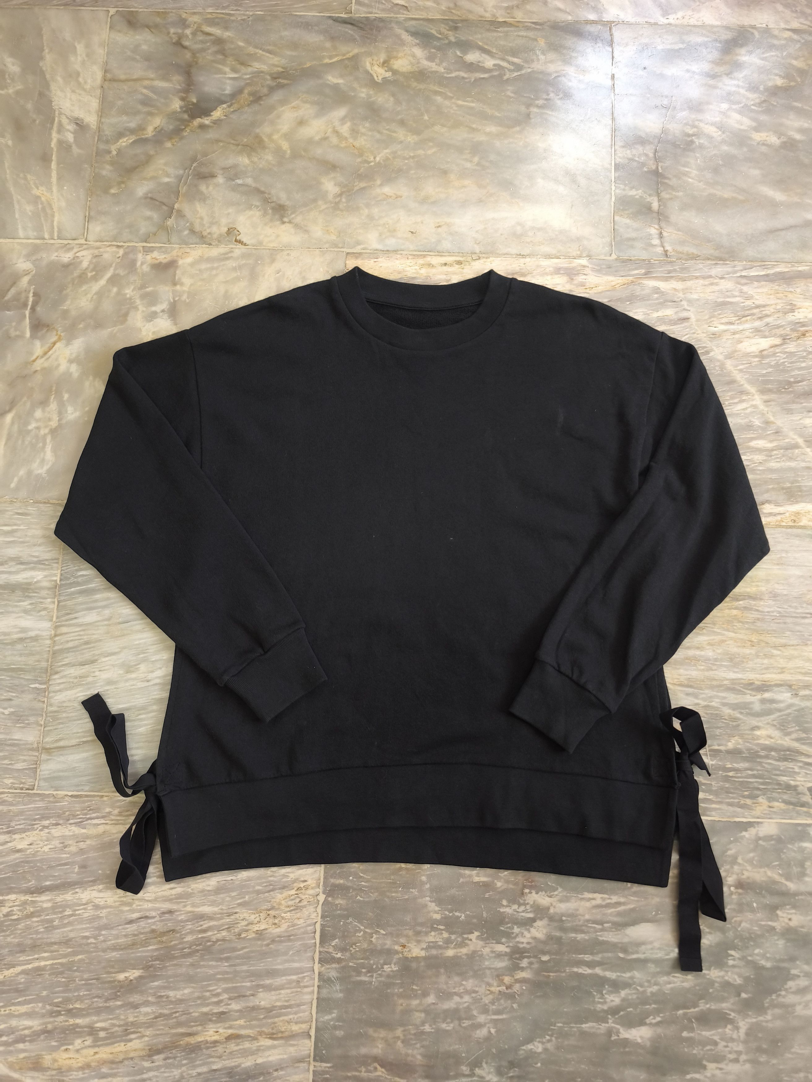 Maison Margiela MM6 Side Slit Ribbon Long Sleeve Top Size XS / US 0-2 / IT 36-38 - 1 Thumbnail