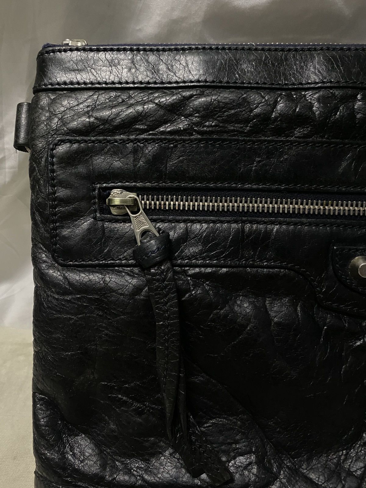 Balenciaga Balenciaga - 2000’s - Lambskin Leather City Clip Clutch Bag Size ONE SIZE - 2 Thumbnail