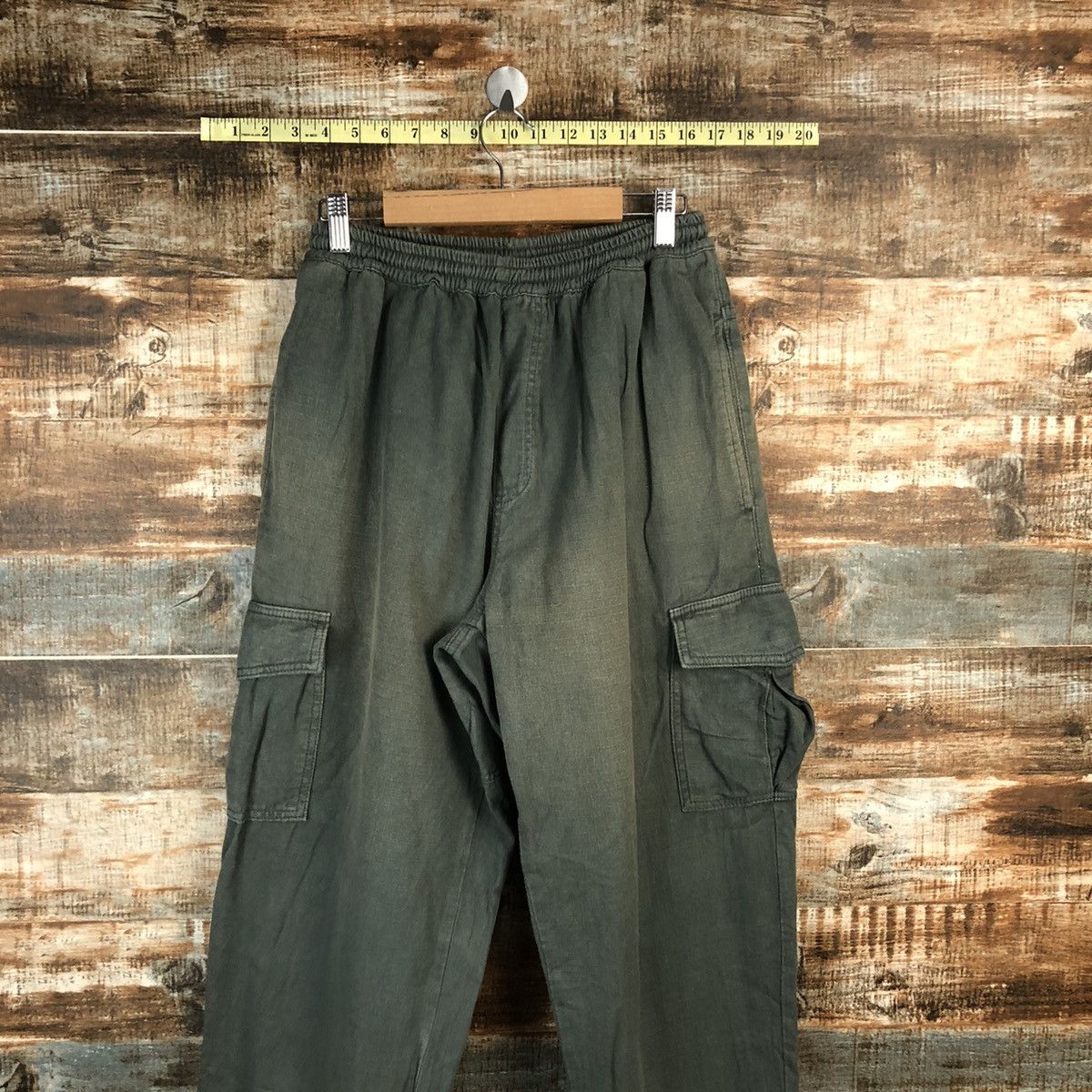 Japanese Brand Polar Green Cargo Multipocket Pants #A1419 Size US 28 / EU 44 - 2 Thumbnail