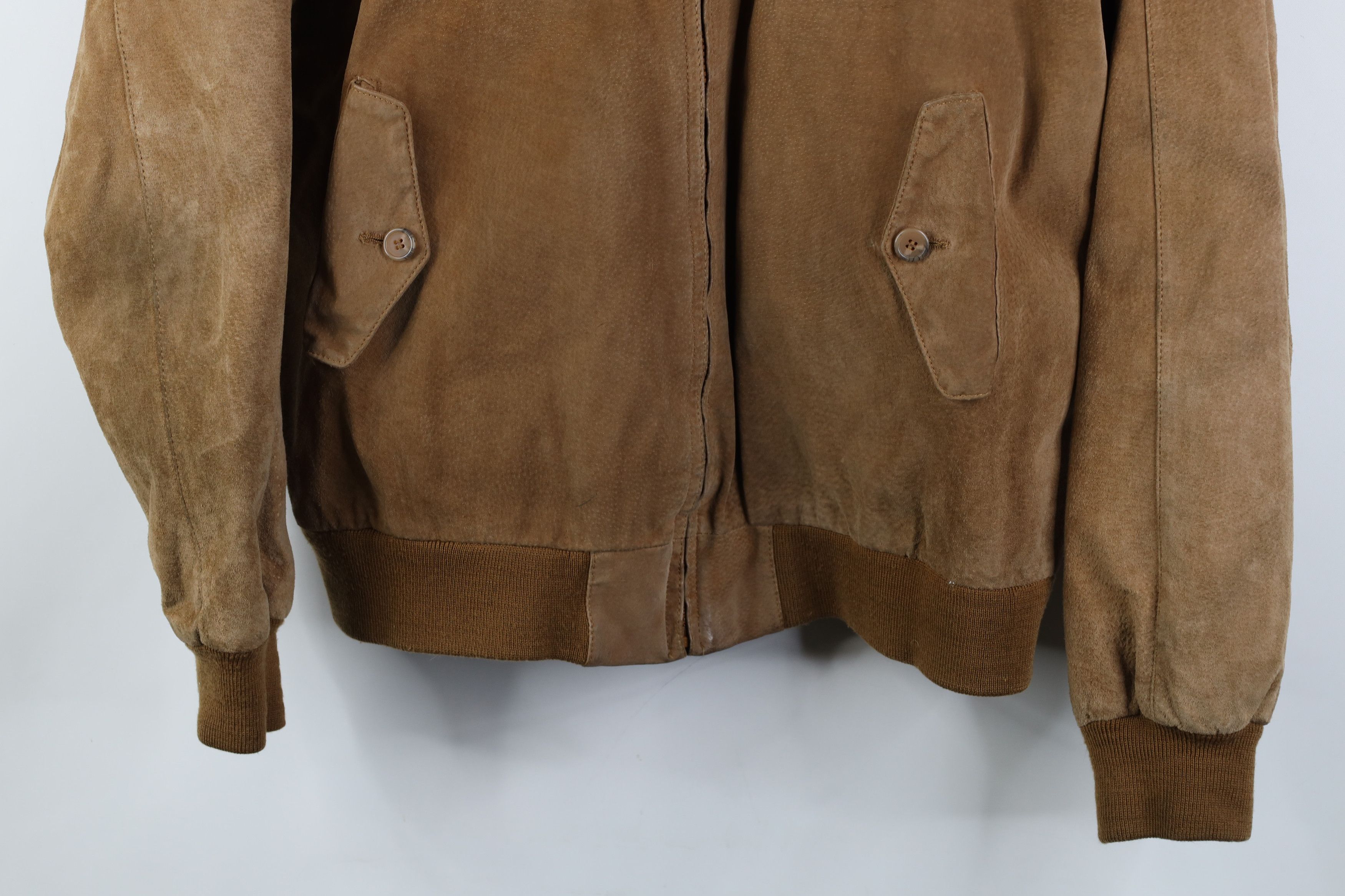 Vintage Vintage 70s Streetwear Cafe Racer Bomber Jacket Brown Size US XXL / EU 58 / 5 - 3 Thumbnail