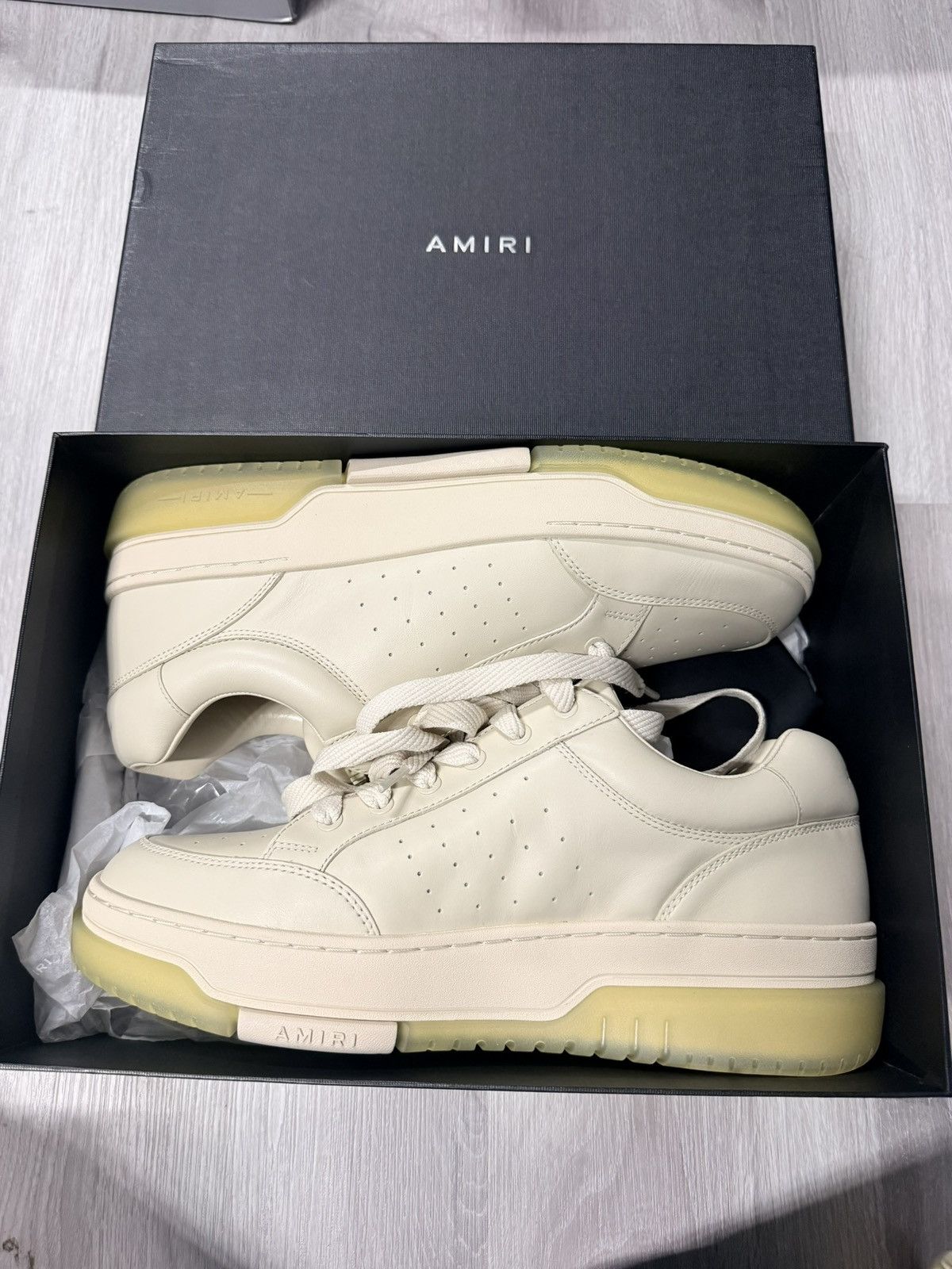 Amiri Amiri Stadium Low Top Sneaker Size US 14 / EU 47 - 1 Thumbnail