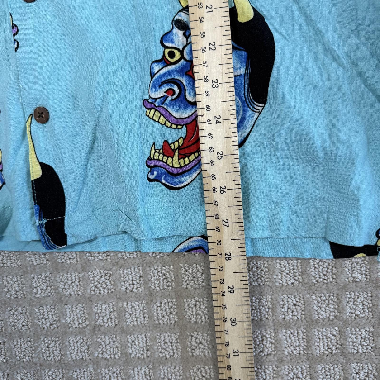 Ed Hardy Ed Hardy Demon All Over Print Shirt XL Y2K Size US XL / EU 56 / 4 - 5 Thumbnail